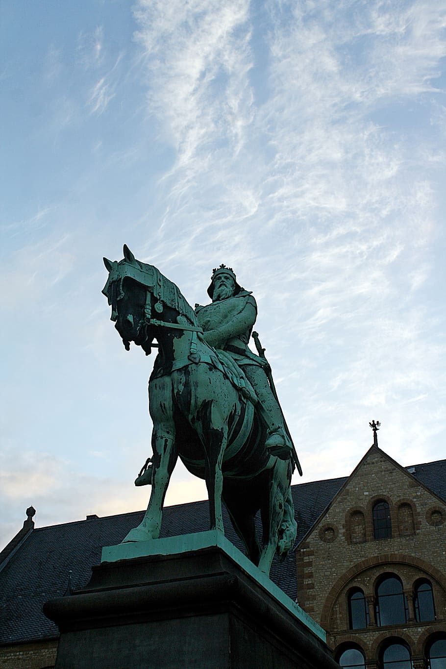 barbarossa, monument, goslar, resin, sculpture, statue, representation, HD wallpaper