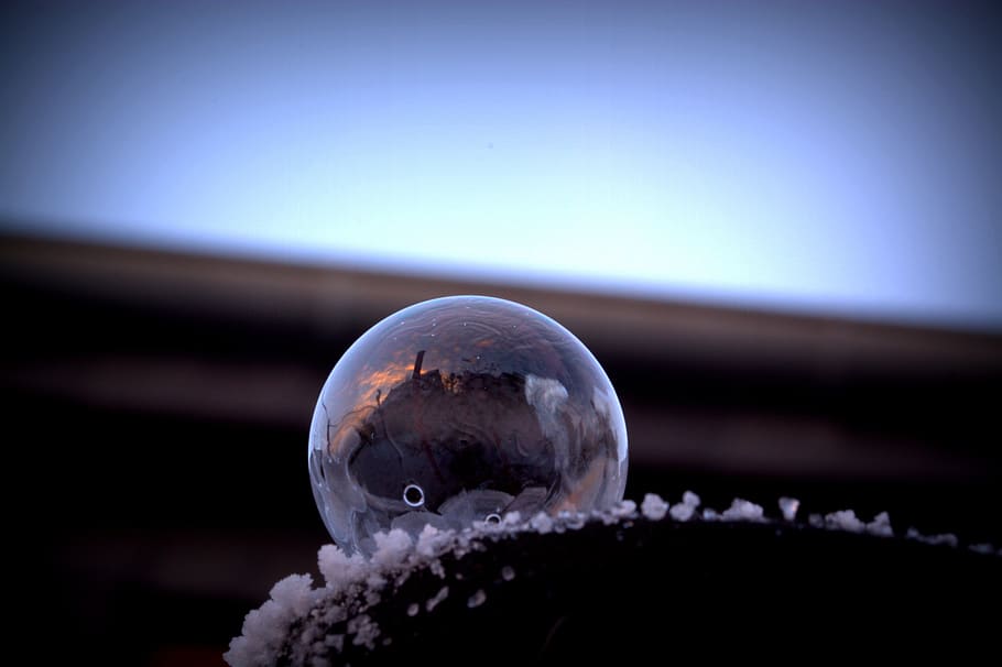 Close-up of Crystal Ball, action, atmosphere, blur, bubble, car, HD wallpaper
