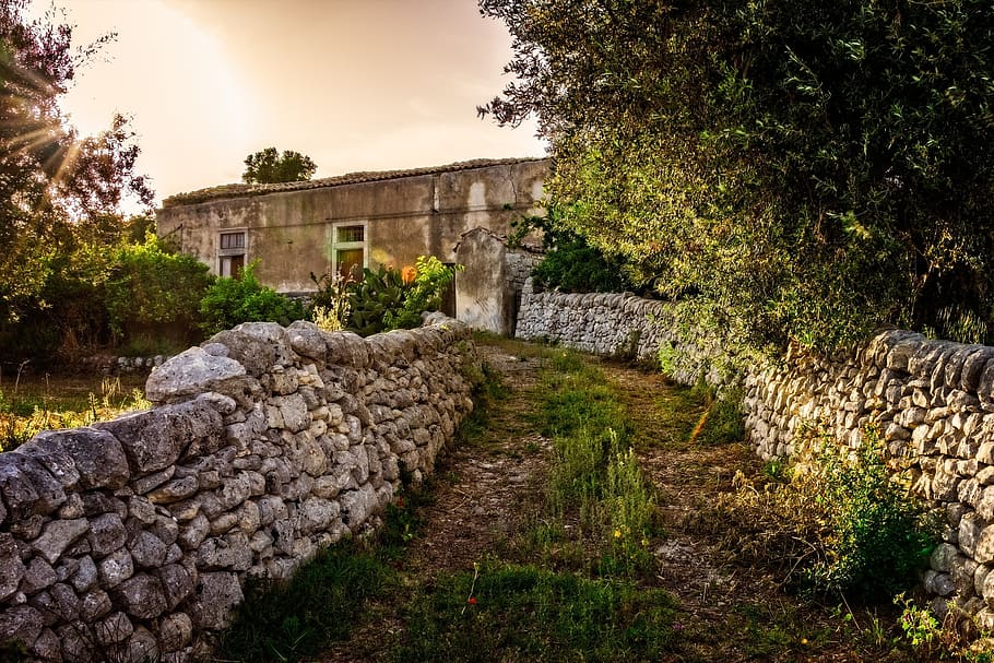away, driveway, property, path, access, plot, south, sicily HD wallpaper