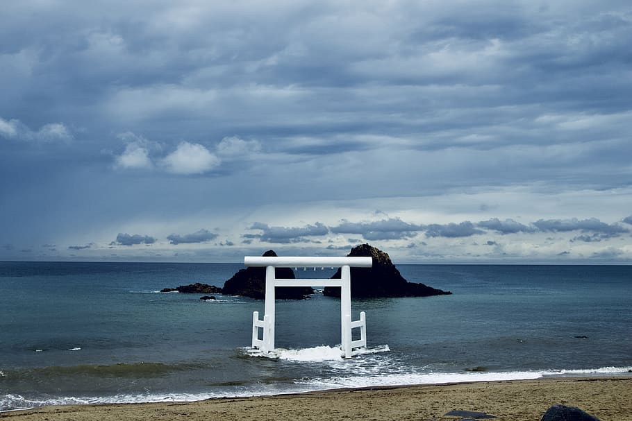 HD wallpaper: japan, itoshima, sky, cloud - sky, sea, water, beauty in ...