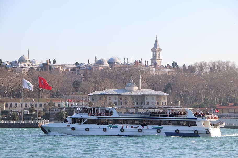 marine, boat, v, topkapi palace, the tower of justice, sepetçiler, HD wallpaper