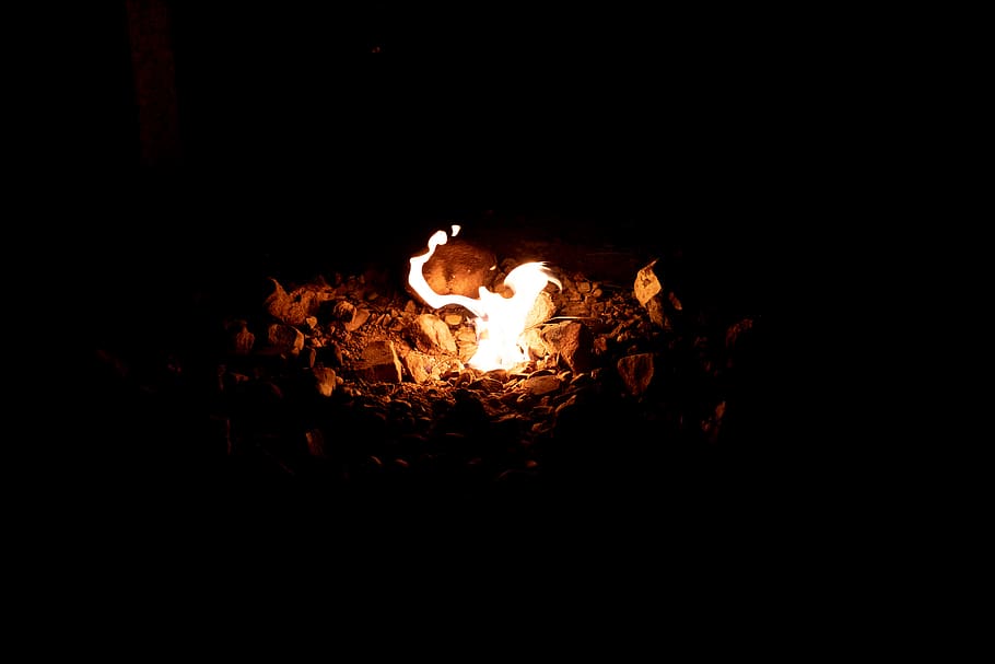 fire, flame, bonfire, forge, hearth, lighting, outdoors, nature HD wallpaper