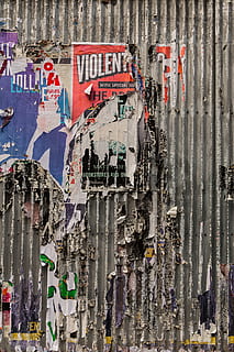 ripped, grunge, texture, paper, poster, street, posters, torn HD wallpaper