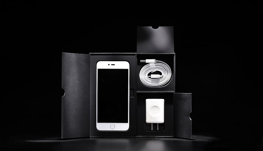 phone, cellphone, apple, iphone, black, technology, charger HD wallpaper