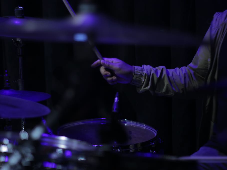 person holding drum stick, percussion, performer, music, leisure activities HD wallpaper