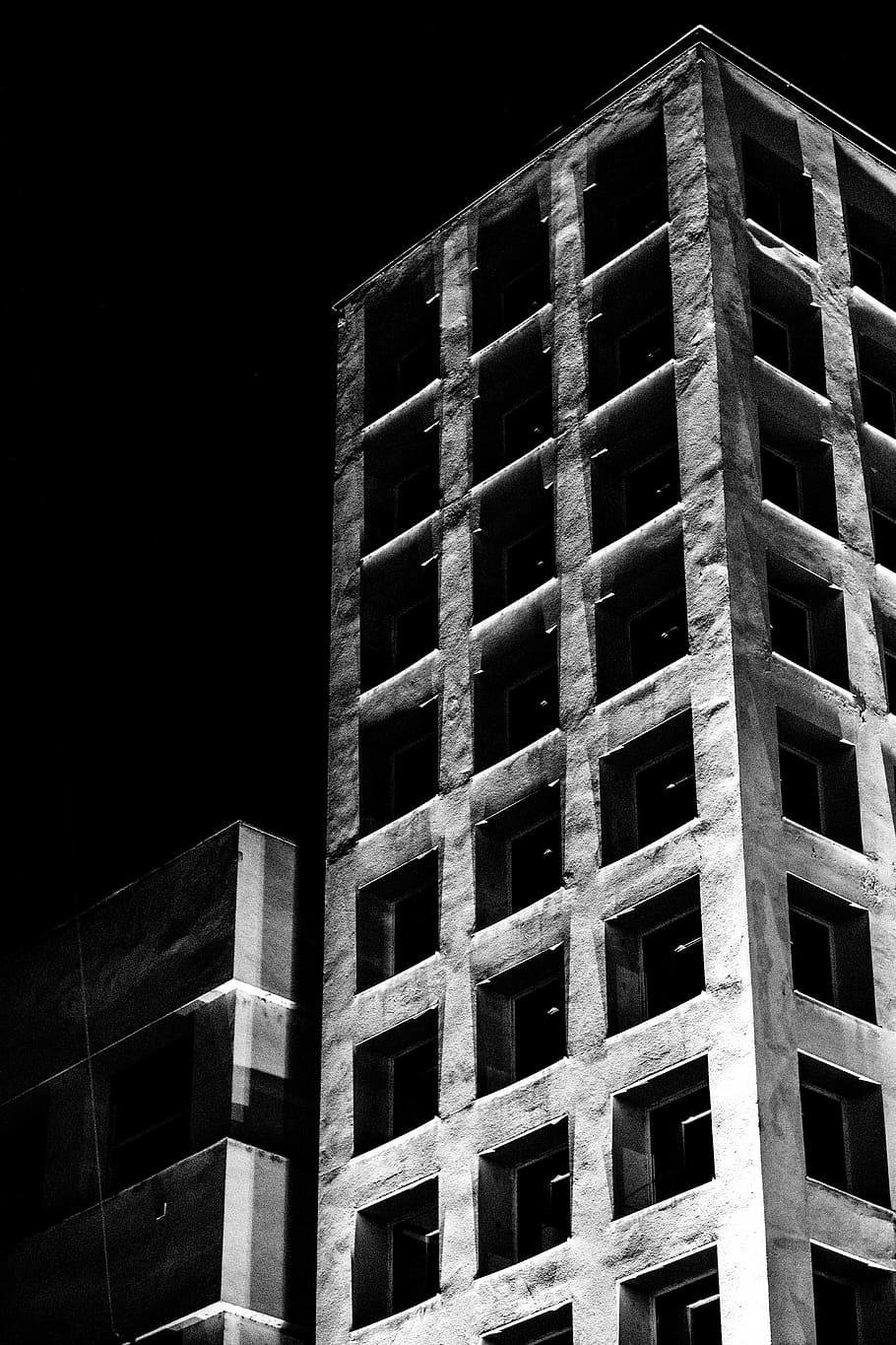 austria, graz, house, night, street, bnw, light, creepy, architecture HD wallpaper