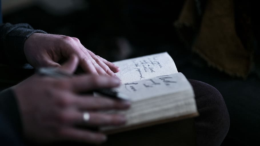 person holding white book, hand, human hand, one person, human body part HD wallpaper