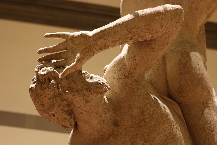 statue, scared, close up, sculpture, representation, art and craft HD wallpaper