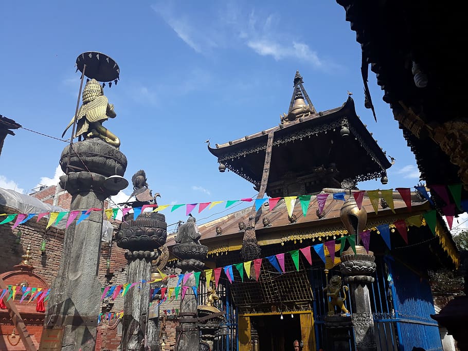 Historic place at Bhaktapur, Nepal., khwopa, temple, architecture