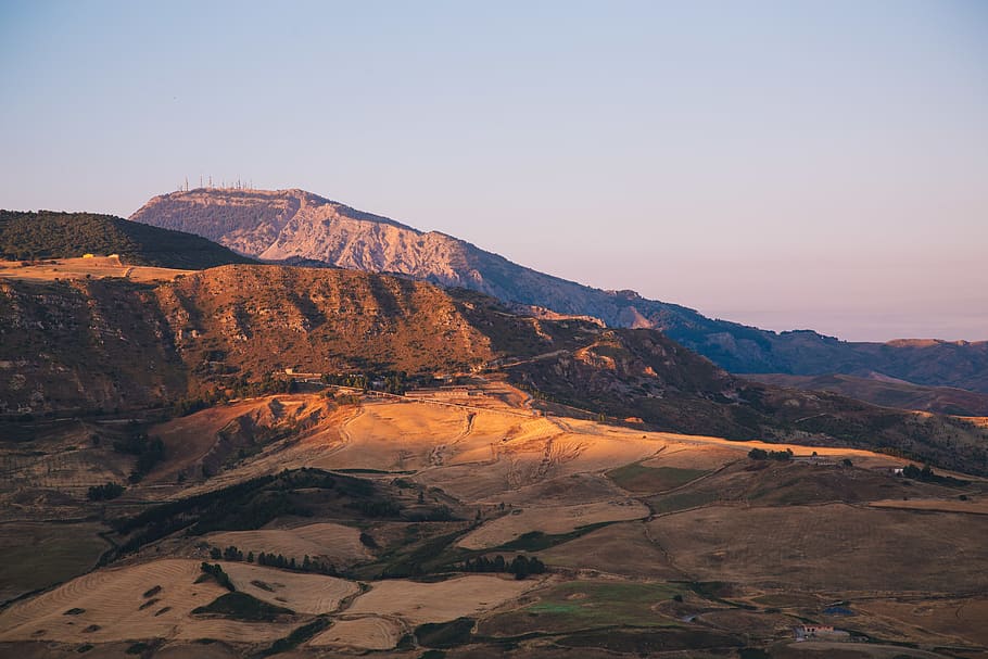 landscape photography of mountain, outdoors, nature, italy, sicily