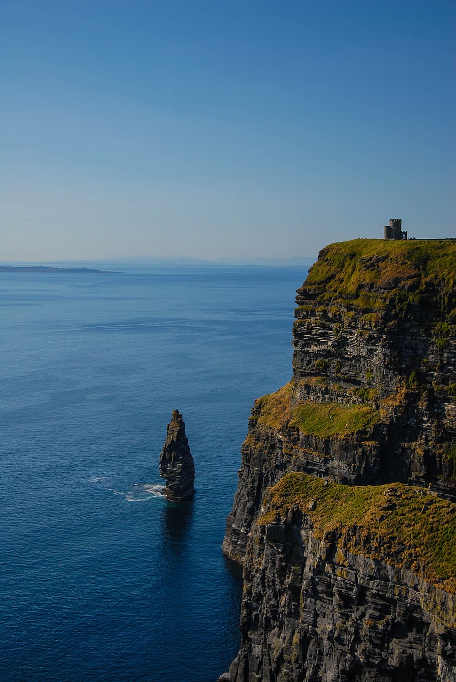cliffs, ireland, sea, costa, nature, landscape, water, atlantic