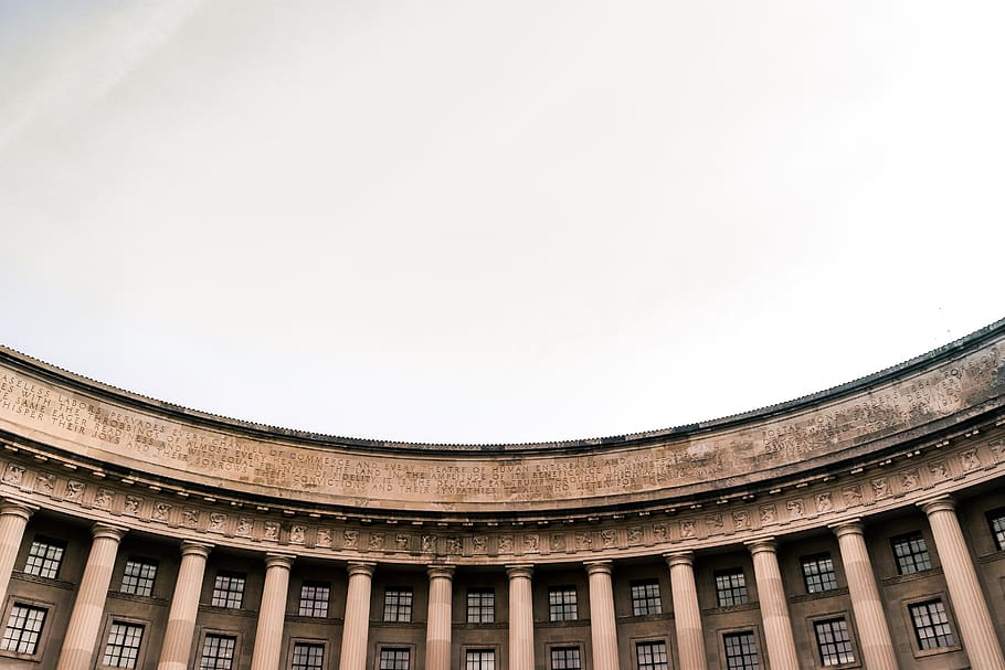 brown concrete buidling, architecture, built structure, building exterior HD wallpaper