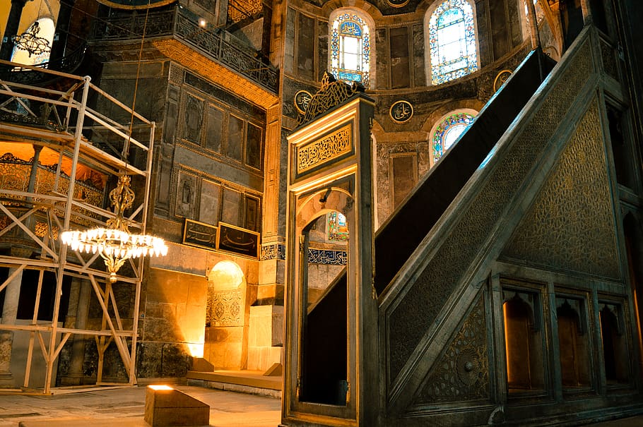 turkey, hagia sophia museum, islam, religion, church, mosque