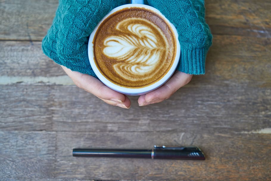 Person Holding Cup, beverage, caffeine, cappuccino, coffee, cup of coffee HD wallpaper