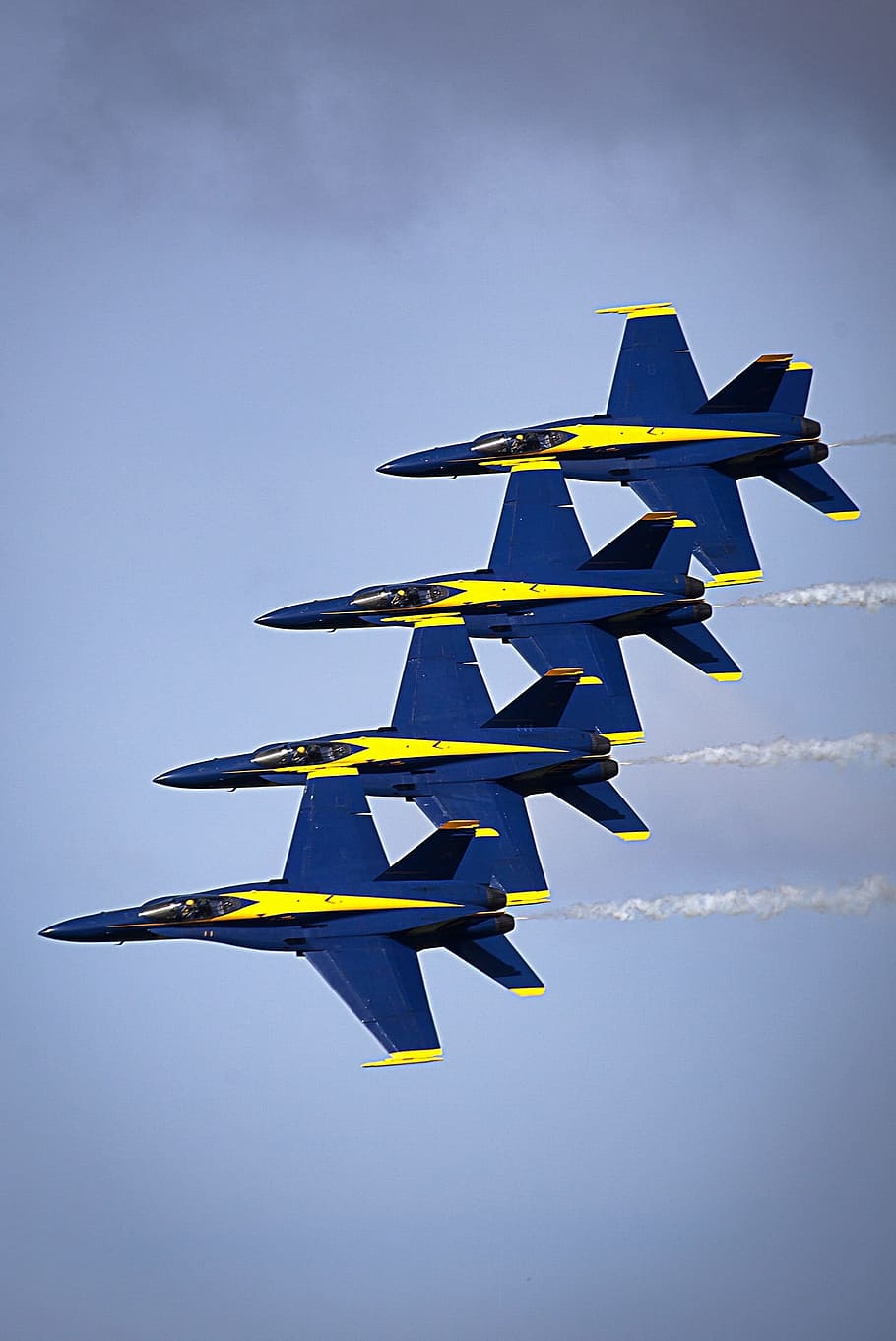 blue, angel, plane, airplane, flying, jet, aircraft, airshow HD wallpaper