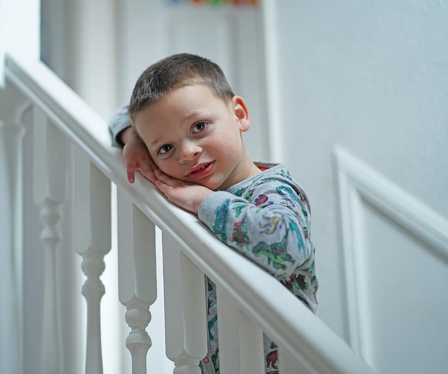 portrait, boy, child, cute, kid, happy, young, small, childhood HD wallpaper