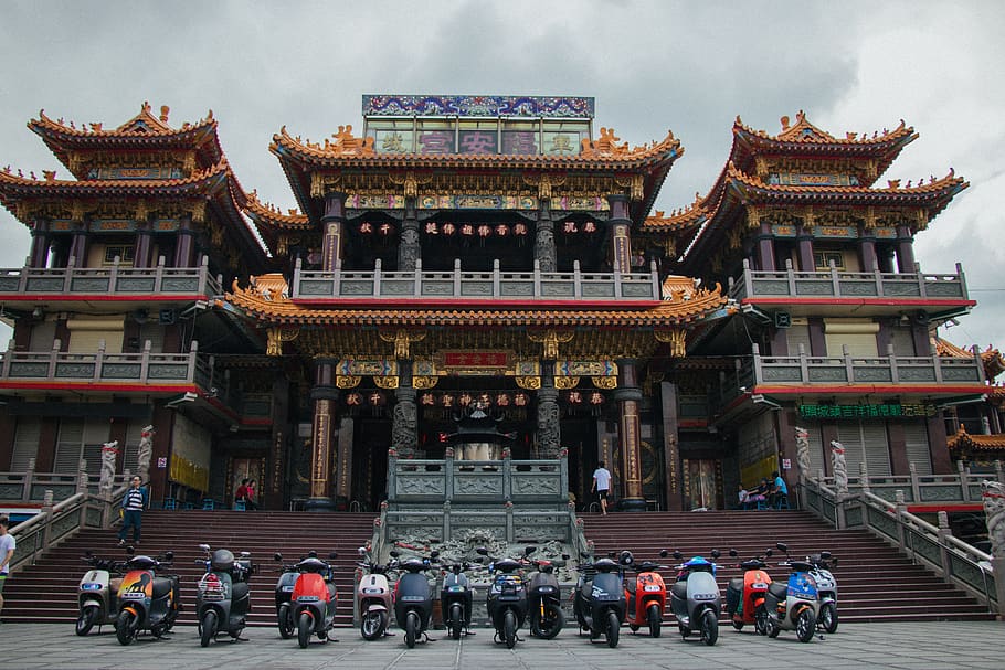 building, architecture, human, person, temple, pagoda, shrine HD wallpaper