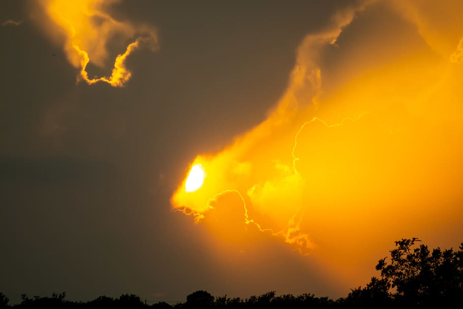 sunset, skies, dramatic clouds, sky, beauty in nature, cloud - sky HD wallpaper