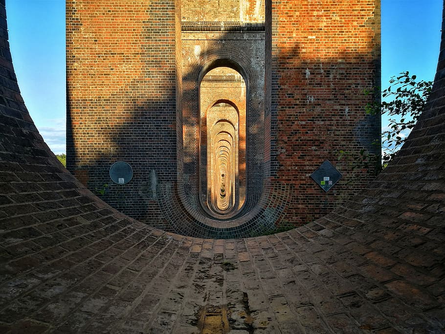 united kingdom, balcombe, ouse valley viaduct, architecture