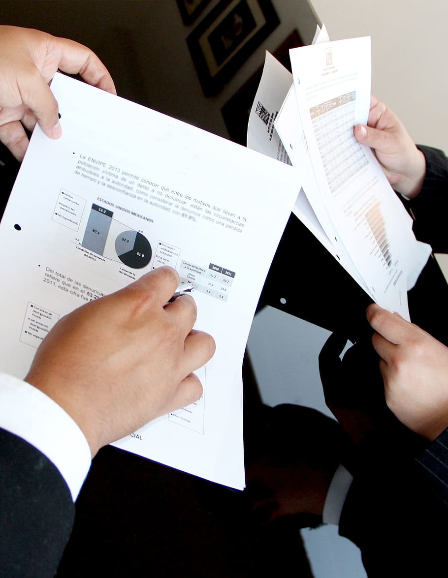 Person Holding Document Papers, charts, corporate, data, graphs HD wallpaper
