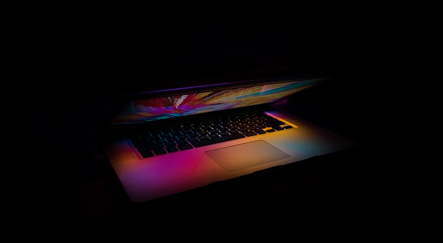 shallow focus photo laptop computer, file folder, file binder HD wallpaper