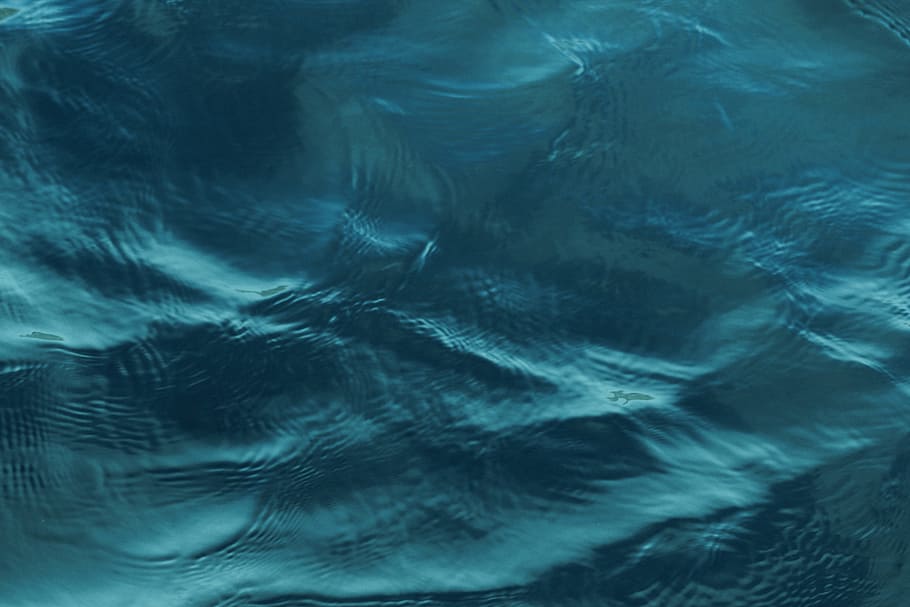 calm body of water, wave, reflection, movement, motion, ripple HD wallpaper