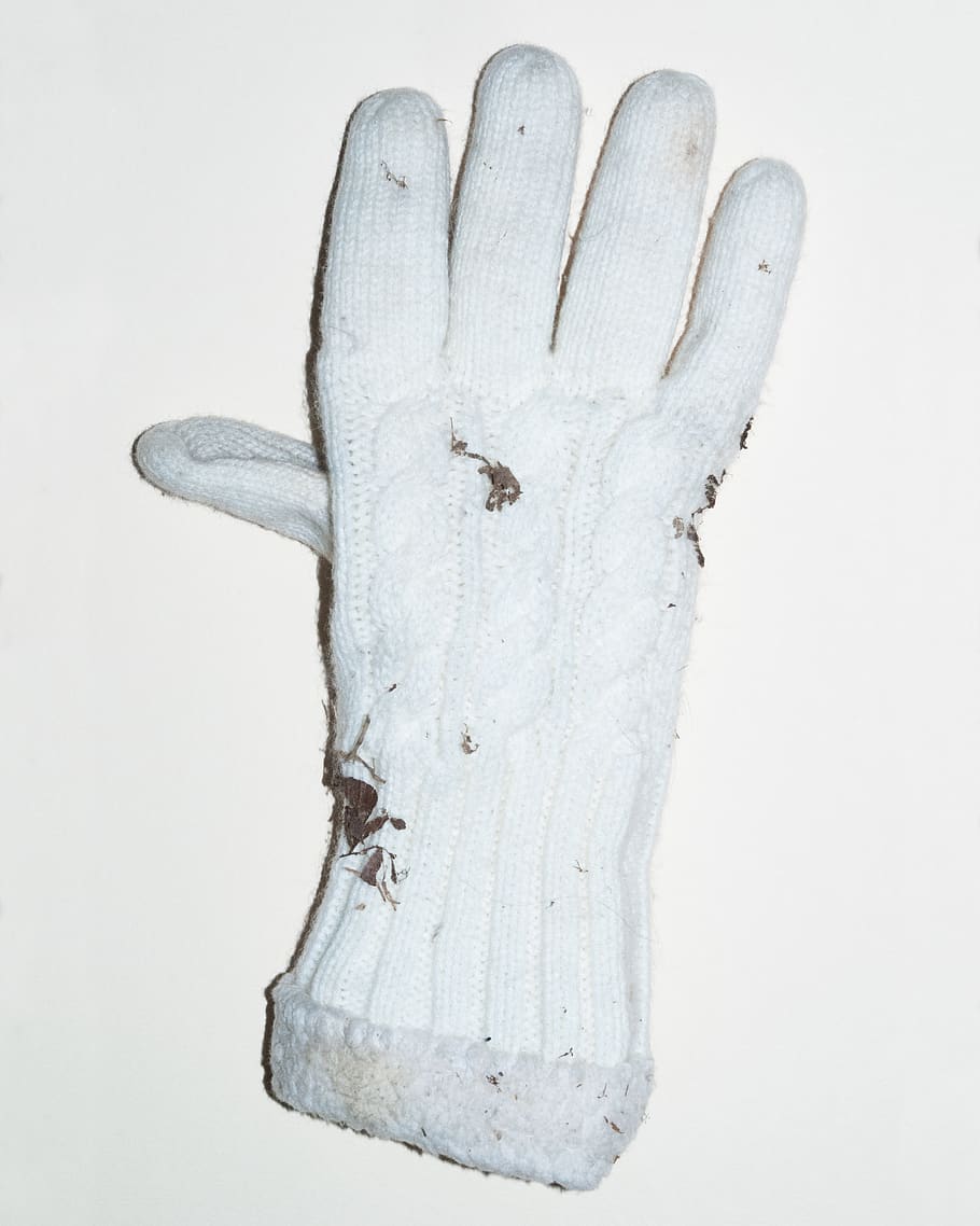 glove, hand, leaves, fall, autumn, fingers, studio shot, indoors HD wallpaper