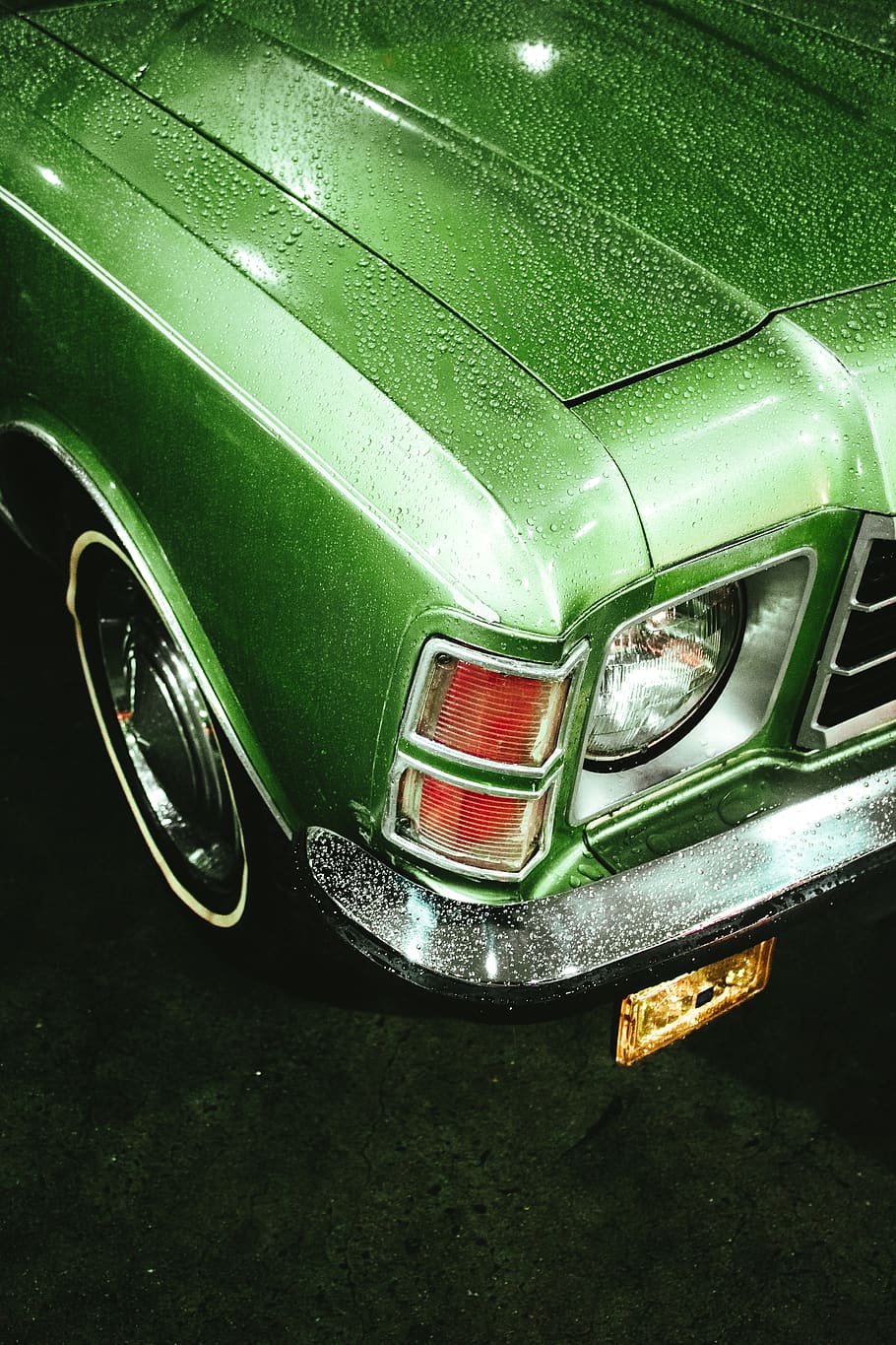 green vehicle, car, motor vehicle, mode of transportation, land vehicle HD wallpaper