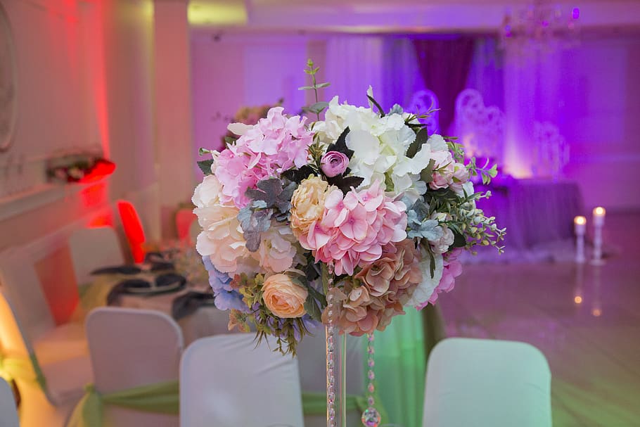 bouquet, table, wedding, love, holiday, celebration, flowers HD wallpaper