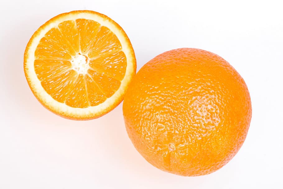 oranges, fruit, peel, food, photography, closeup, isolated HD wallpaper