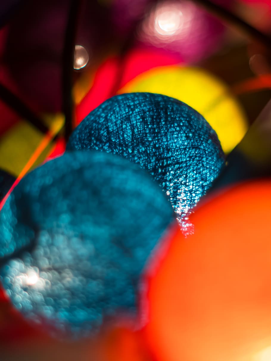 balls, christmas, light, party, abstract, colours, colourfull, HD wallpaper