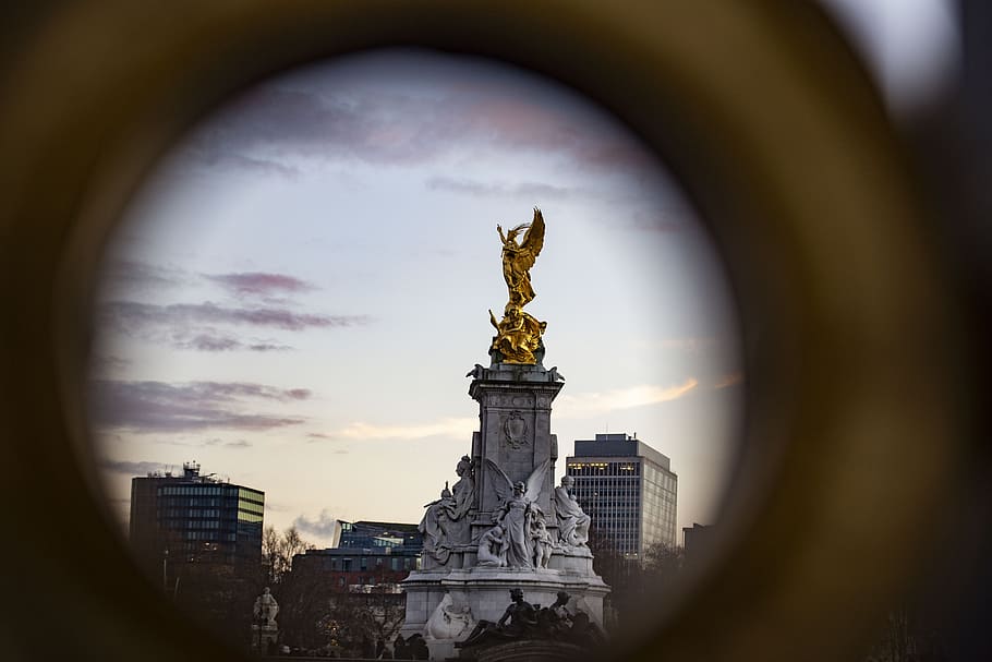 london, statue, monument, architecture, sculpture, built structure HD wallpaper