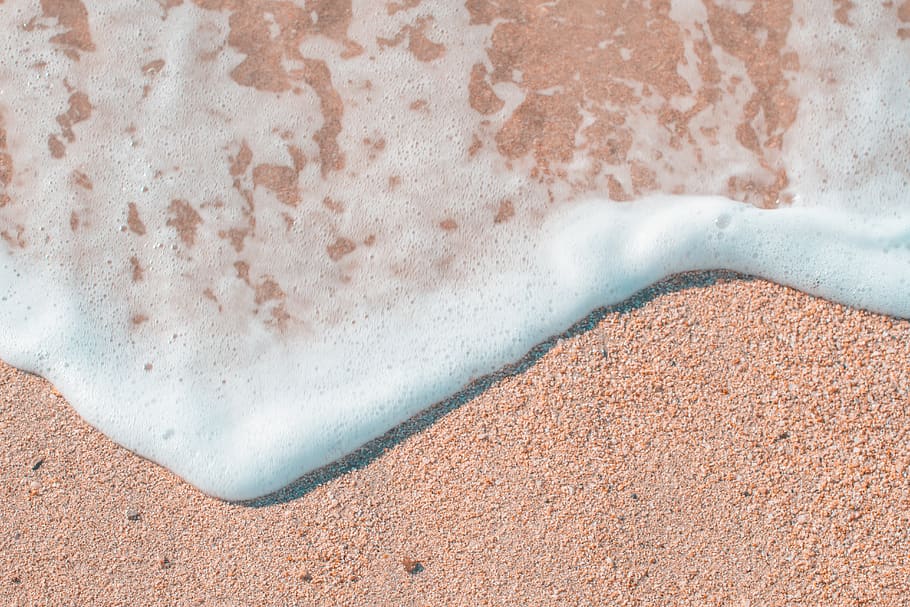 philippines, sand, water, waves, no people, nature, close-up HD wallpaper