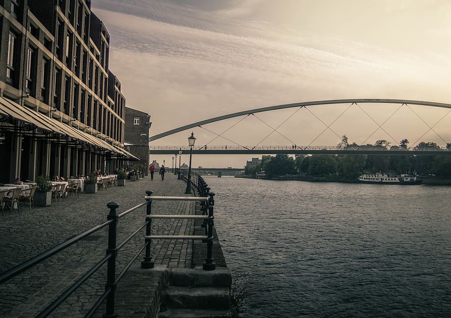 netherlands, maastricht, built structure, architecture, water HD wallpaper