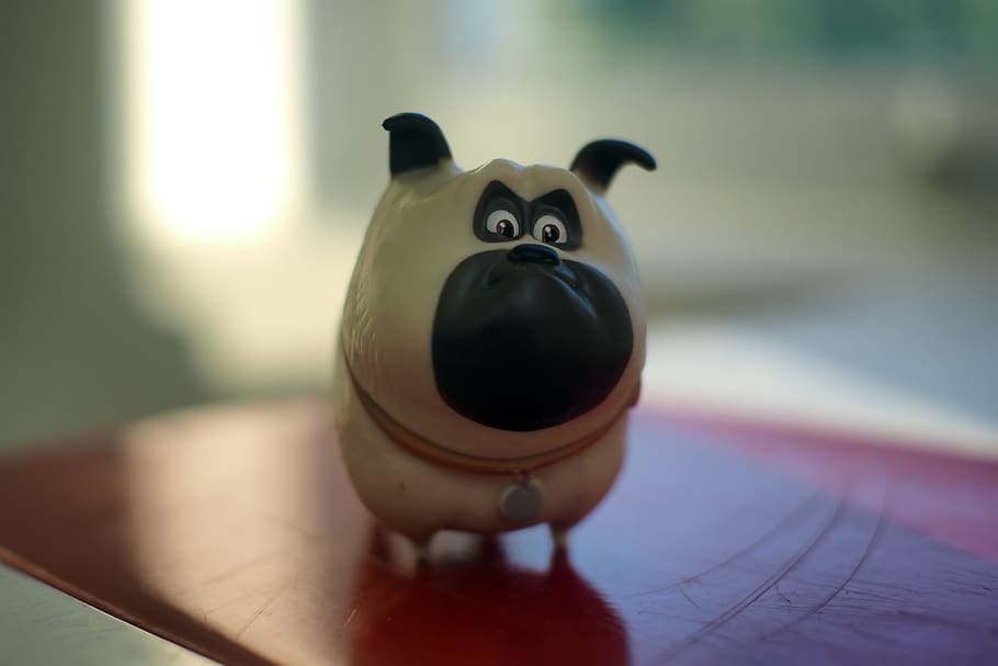 dog, small, cute, toy, figurine, animal, anime, cartoon, film HD wallpaper