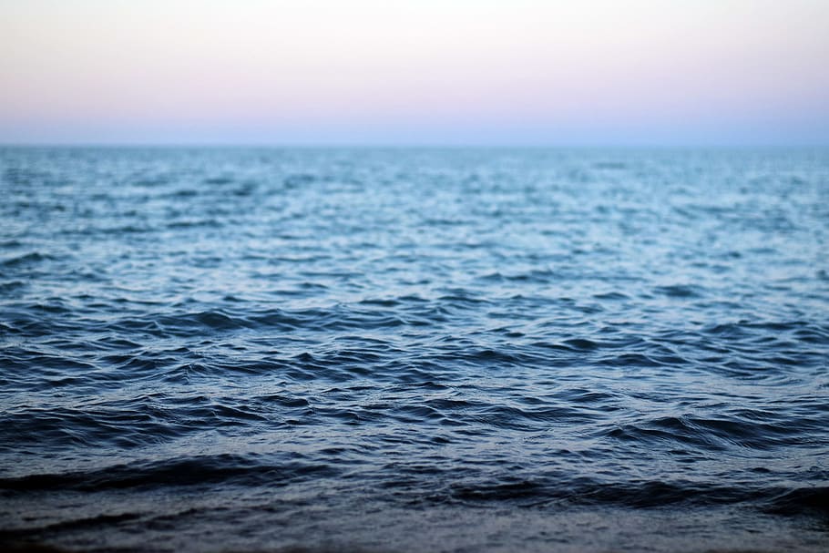 ocean water, sea, ripple, body of water, horizon, sand, beach HD wallpaper