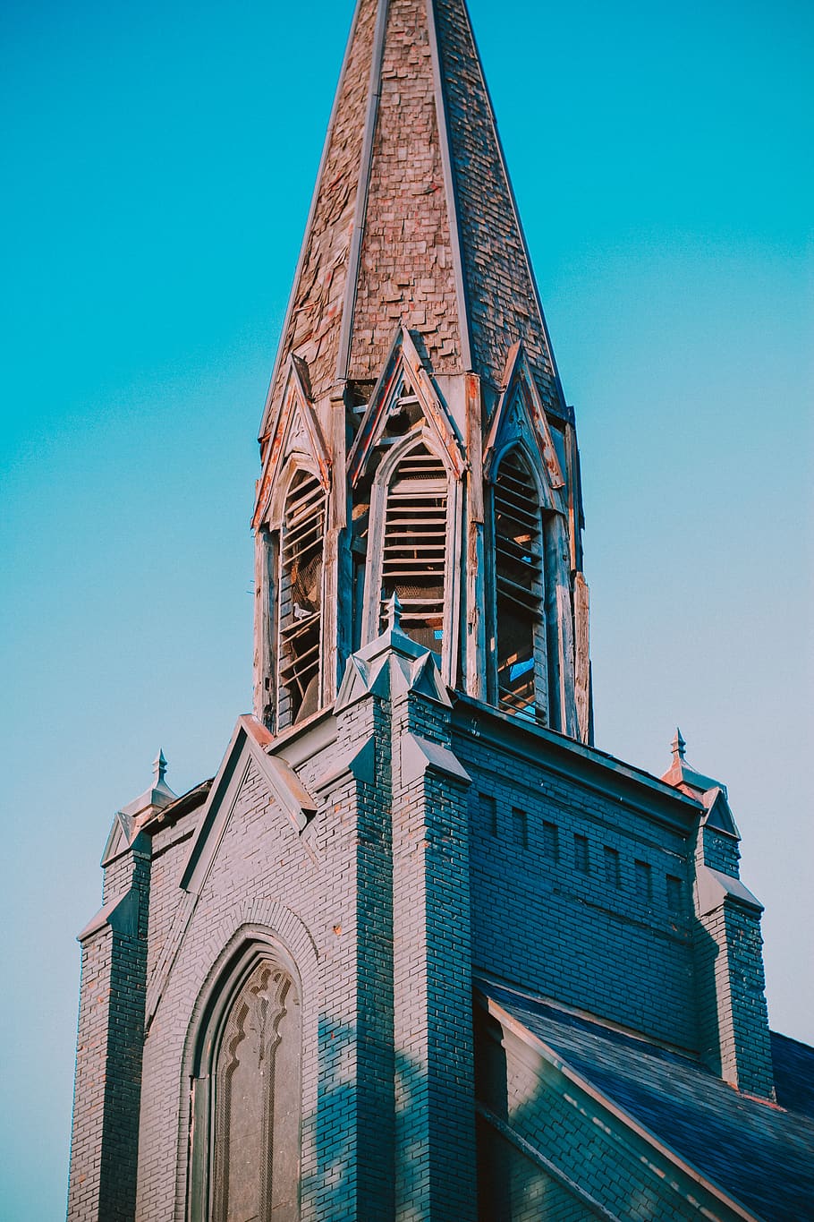 brown concrete building, tower, architecture, steeple, spire HD wallpaper