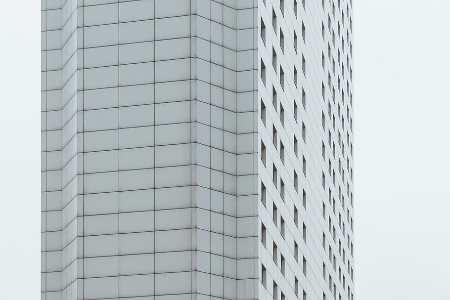 white building, office building, warszawa, poland, polska, architecture HD wallpaper