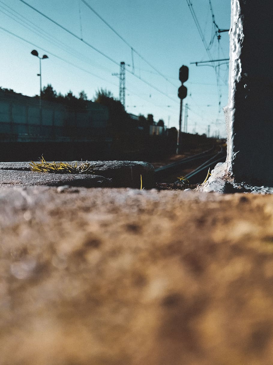 Empty Train Railway, daylight, environment, landscape, scenic HD wallpaper