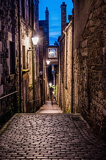 Brown Concrete Alley, ancient, architecture, buildings, city HD wallpaper