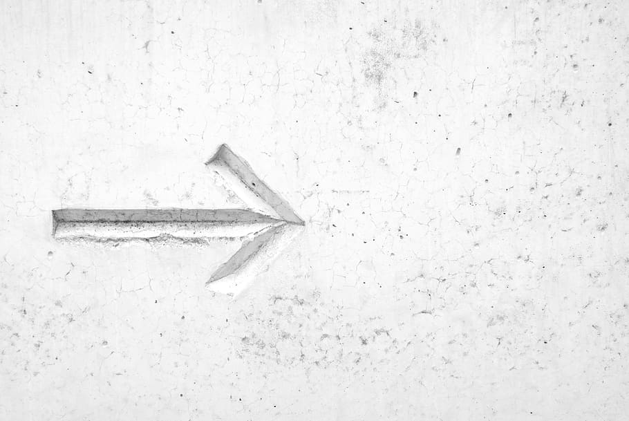 concrete, wall, texture, arrow, no people, wall - building feature HD wallpaper