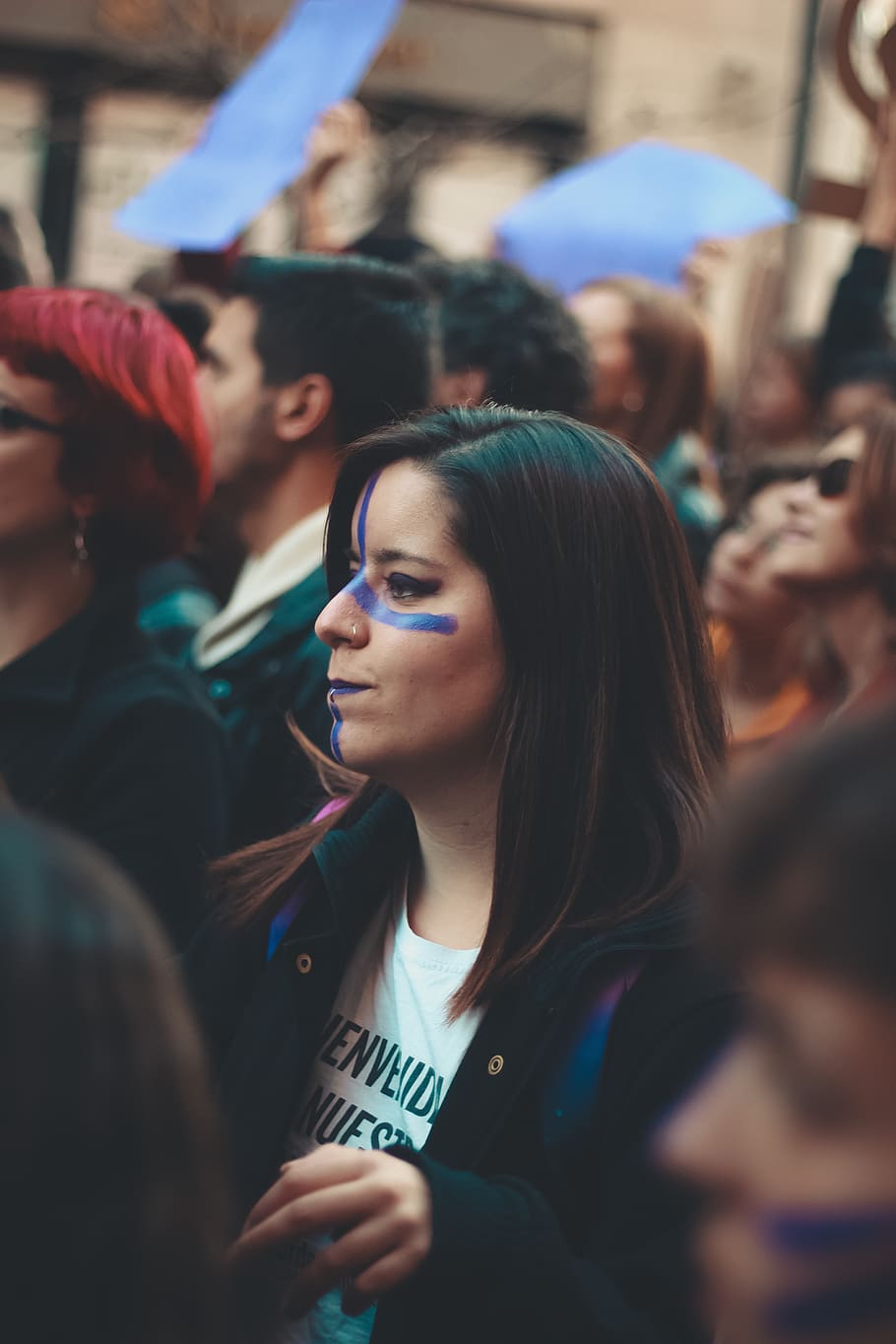 people gathering during daytime, human, person, crowd, audience HD wallpaper