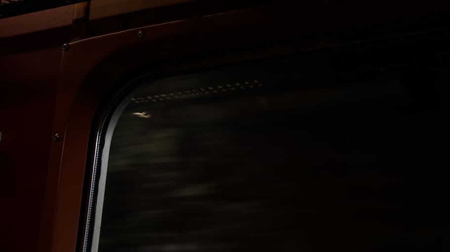 dark, train, mysterious, unedited, window, no people, transportation HD wallpaper