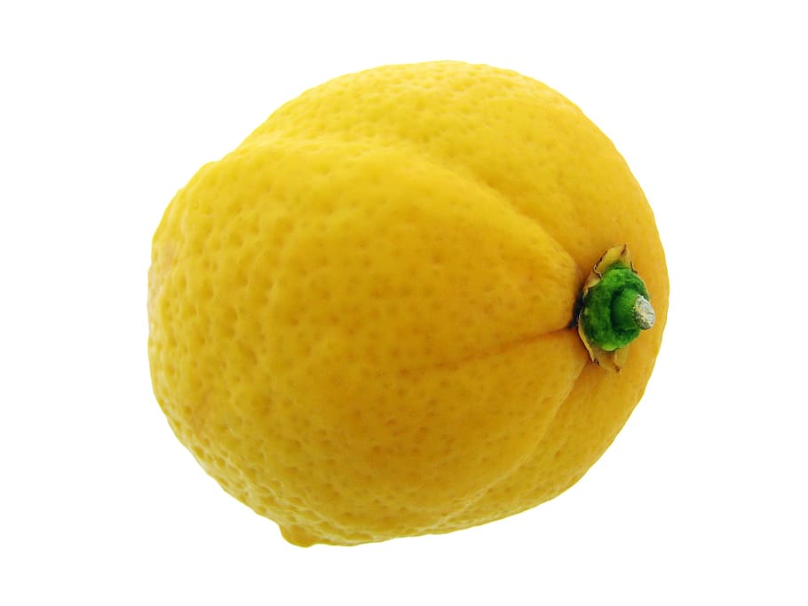 lemon, lemons, closeup, isolated, ripe, nobody, natural, white HD wallpaper