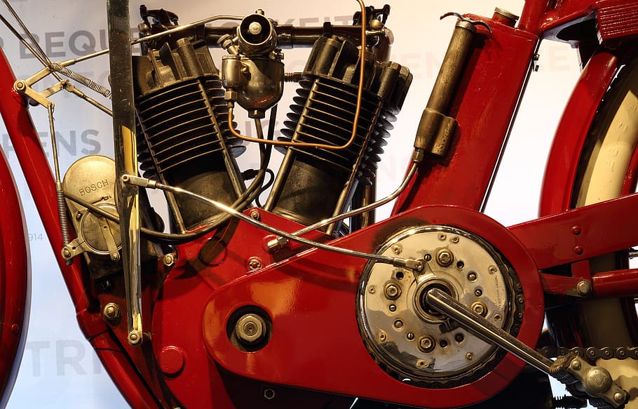 germany, einbeck, motorcycle, museum, v-engine, vintage, belgian HD wallpaper
