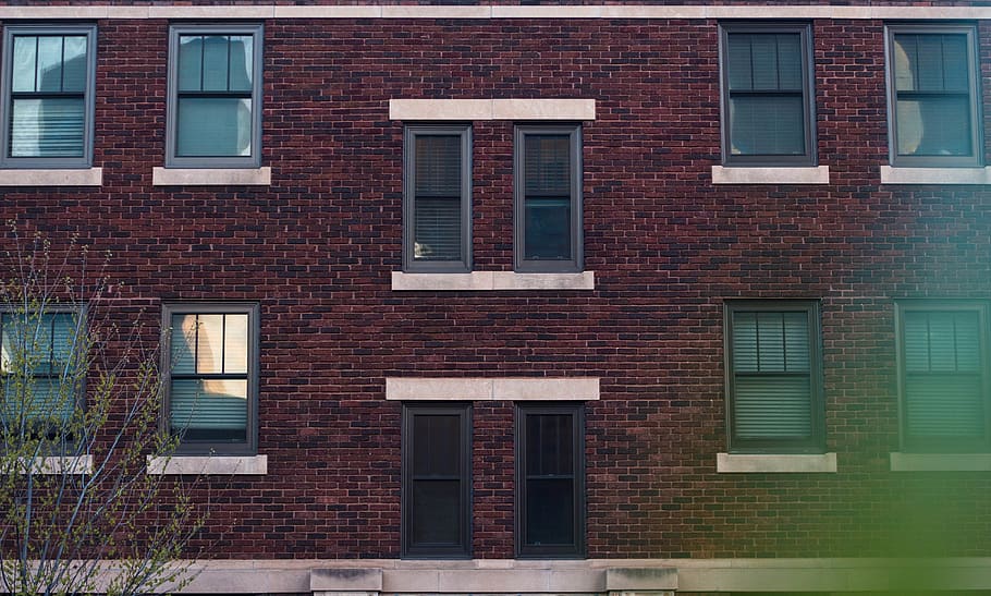 home decor, window, curtain, shutter, window shade, linen, brick HD wallpaper