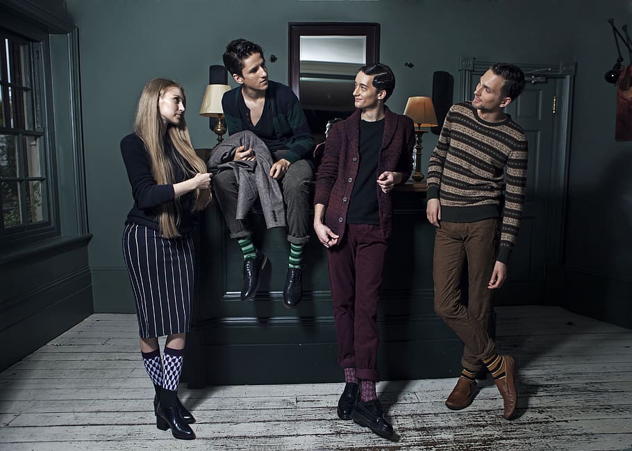 young adult, group of people, casual clothing, full length HD wallpaper