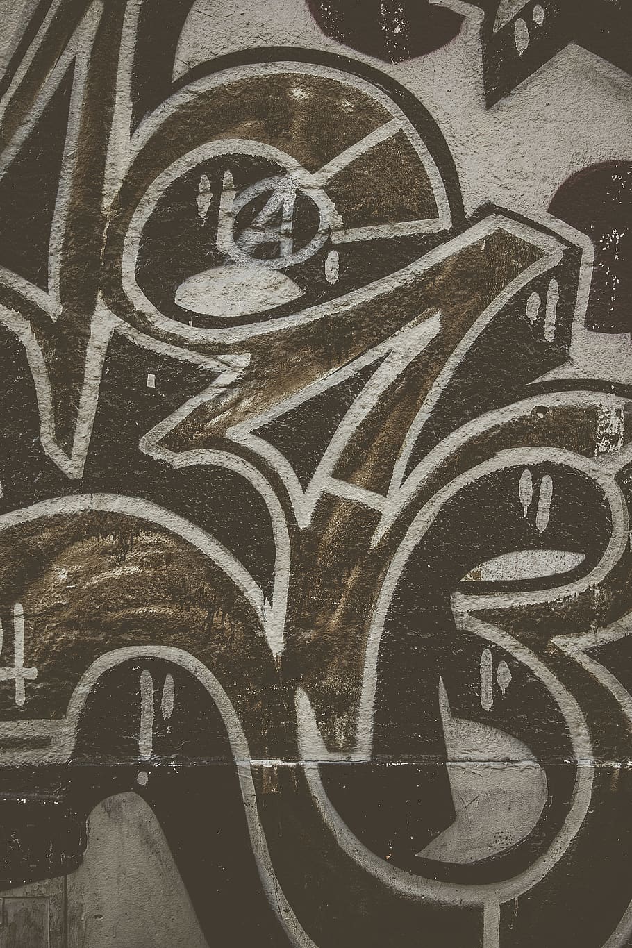 graffiti artwork, art and craft, backgrounds, full frame, creativity HD wallpaper