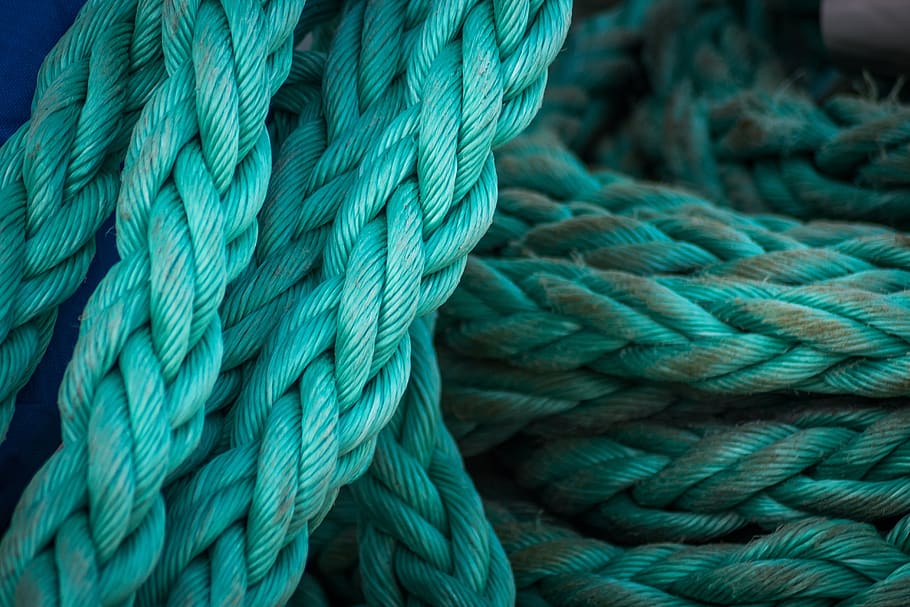 rope, dew, knot, ship traffic jams, knitting, cordage, fixing, HD wallpaper