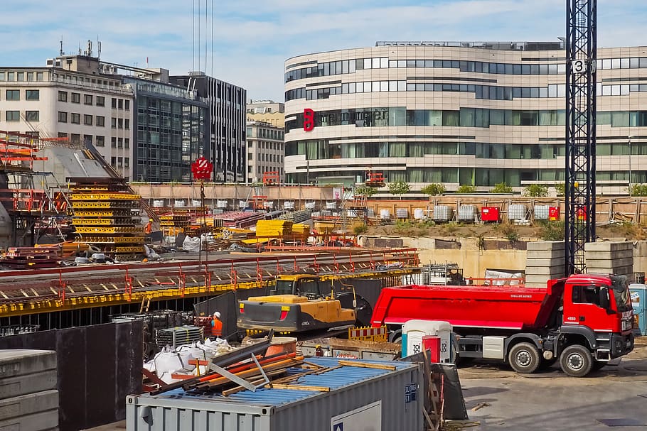 construction, site, build, work, architecture, housebuilding HD wallpaper